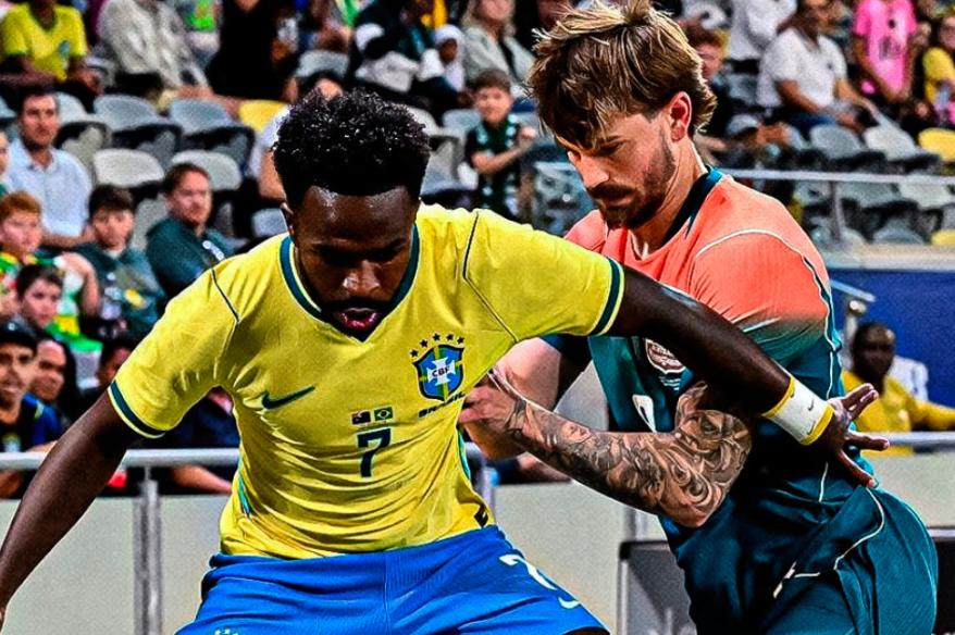 (VIDEO) Australia igualó 1-1 con Brasil en amistoso