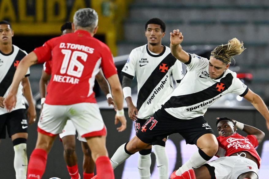 Santa Fe y Vasco da Gama no se sacaron diferencias en la Copa Sudamericana