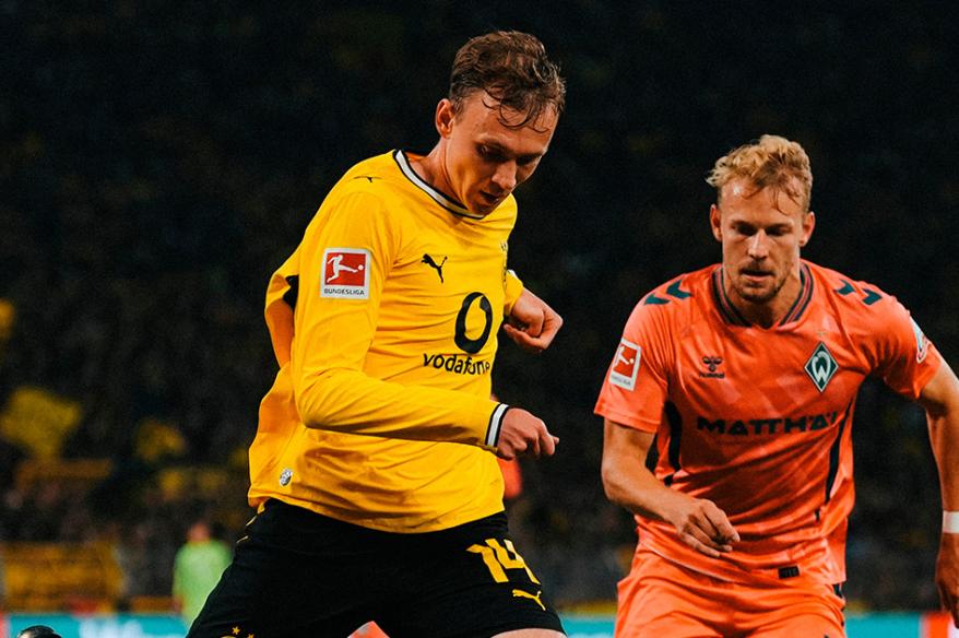 Werder Bremen rescató empate al final ante Borussia Dortmund