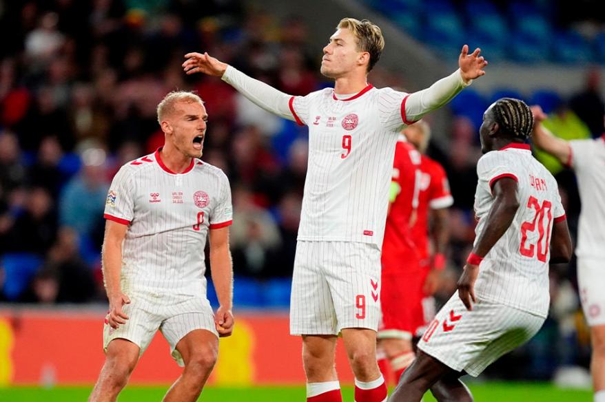 Dinamarca se impuso 1-0 a Gales y perfila su clasificación en la Nations League