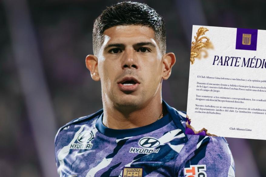 Alianza Lima confirmó lesión de Pavez