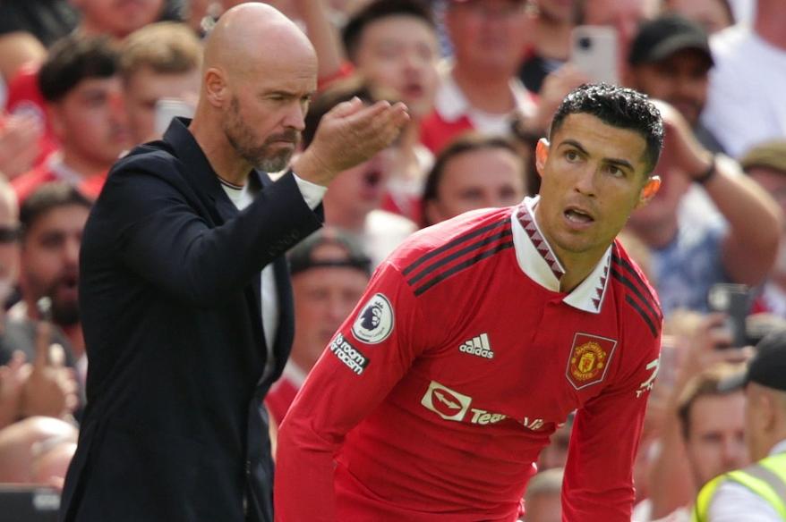 Ten Hag: "Cristiano decepcionó al equipo y me falló a mí"