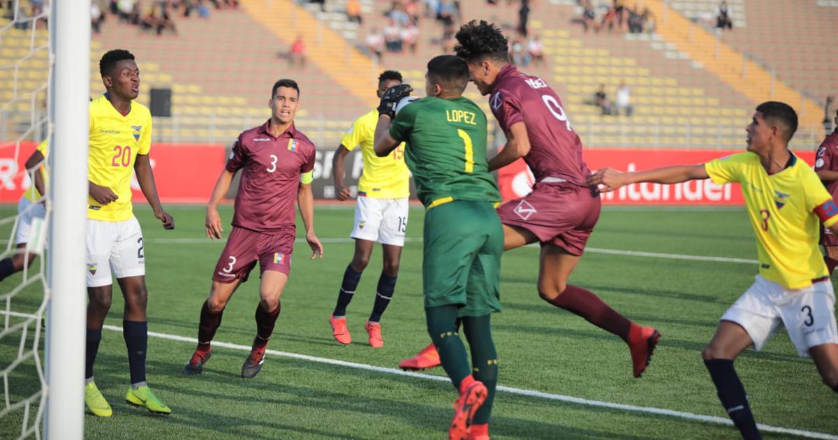 Ecuador y Venezuela empataron 1 a 1