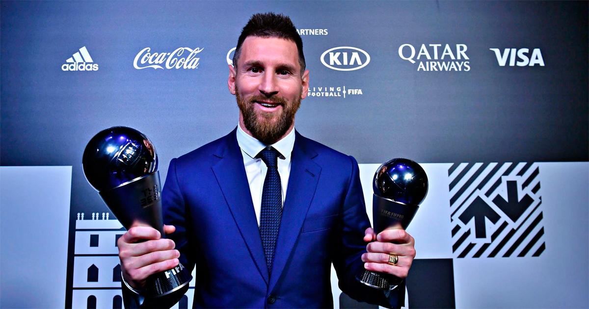 Messi se llevó el premio 'The Best' Ovación Corporación Deportiva
