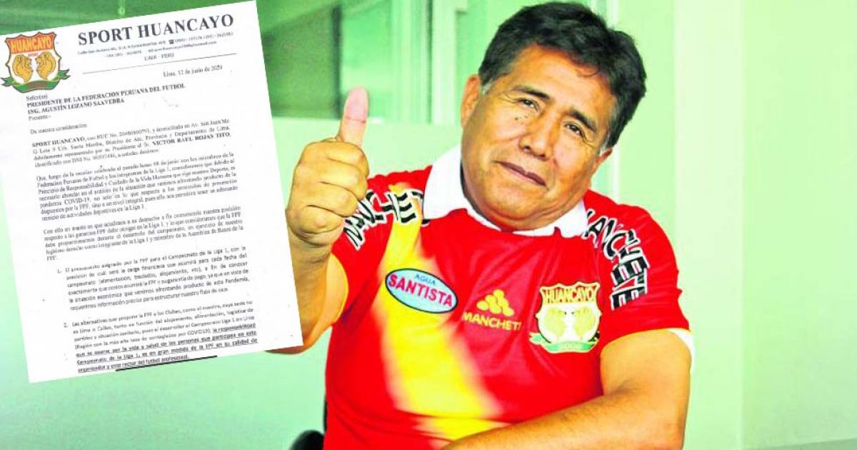 Sport Huancayo mandó carta a FPF para que defina cargas 