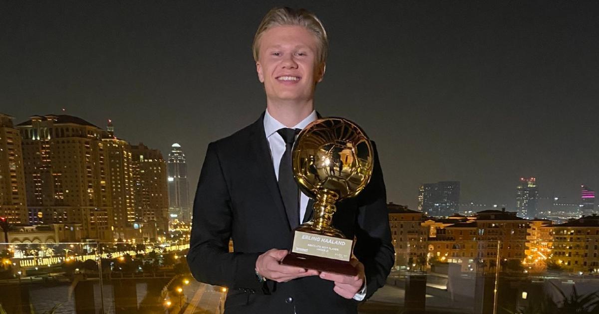 Haaland ganó el premio 'Golden Boy' Ovación Corporación Deportiva