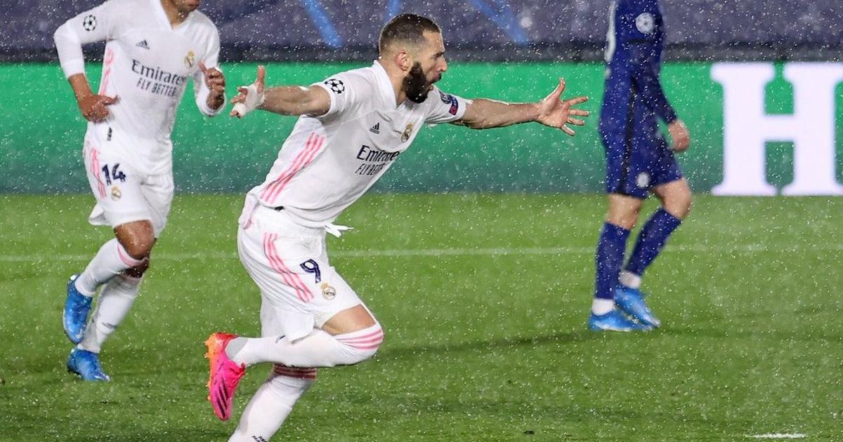 Benzema y el brutal golazo de media vuelta para el 1-1 en el Real Madrid vs. Chelsea por Champions
