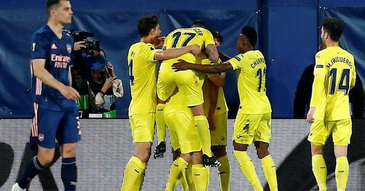 Arsenal perdió 2-1 ante Villarreal por la semifinal de ida de la Europa League