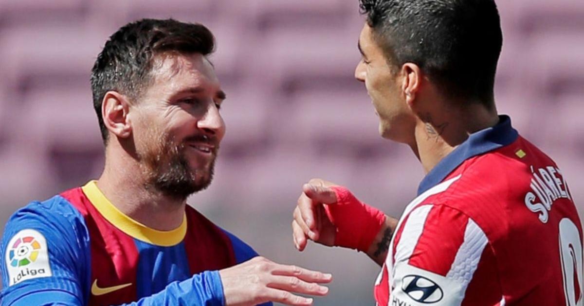 ¡Emotivo! Messi y Suárez protagonizaron sentido abrazo en el Barcelona vs. Atlético | FOTOS