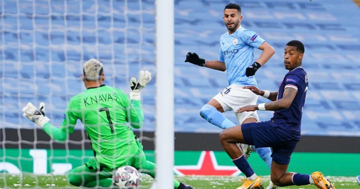 Manchester City vs. PSG: Mahrez y el derechazo para el 1-0 por semifinal de Champions | VIDEO