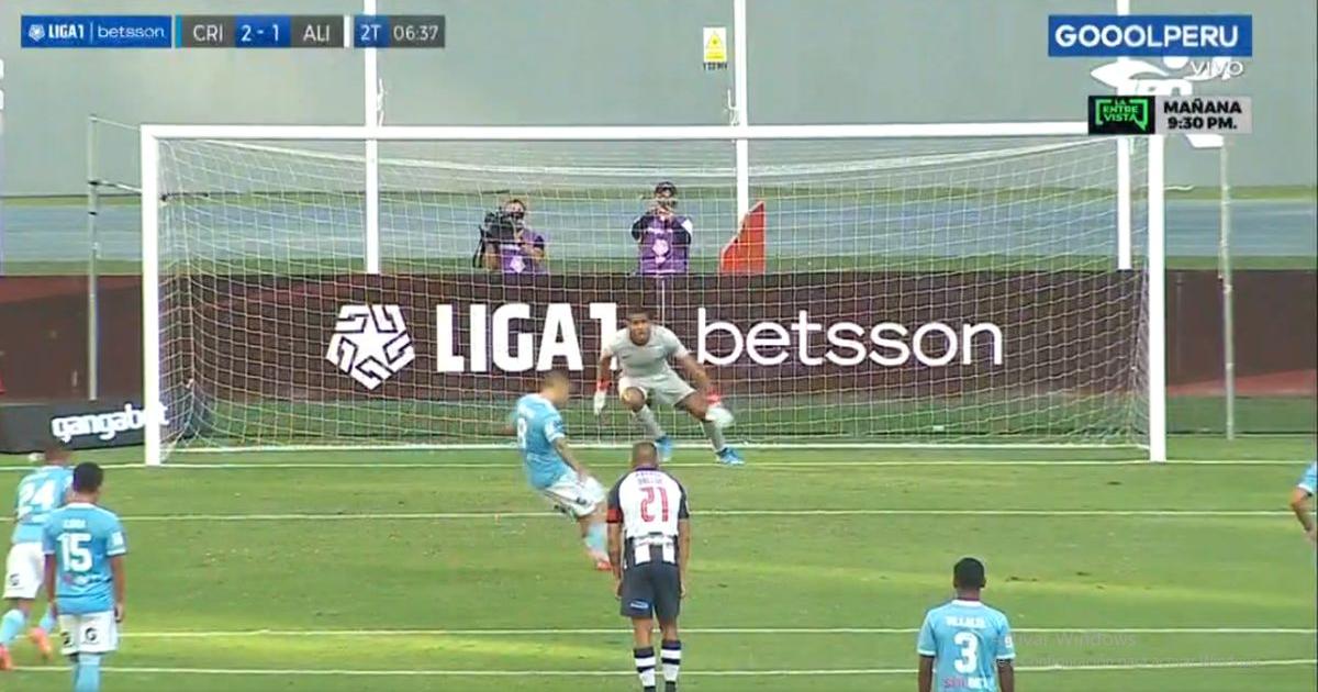 Mira el penal de Hohberg para el 2-1 de Sporting Cristal ante Alianza | VIDEO