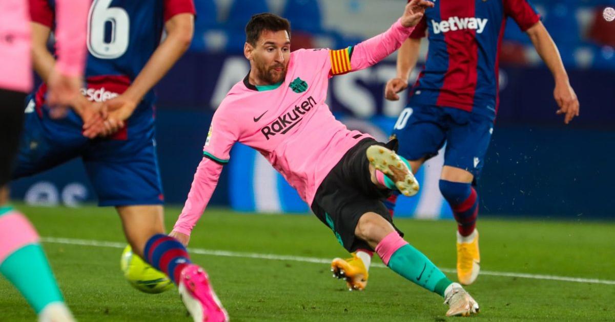 ¡Golazo! Lionel Messi y la definición de zurda para el Barcelona 1-0 Valencia | VIDEO