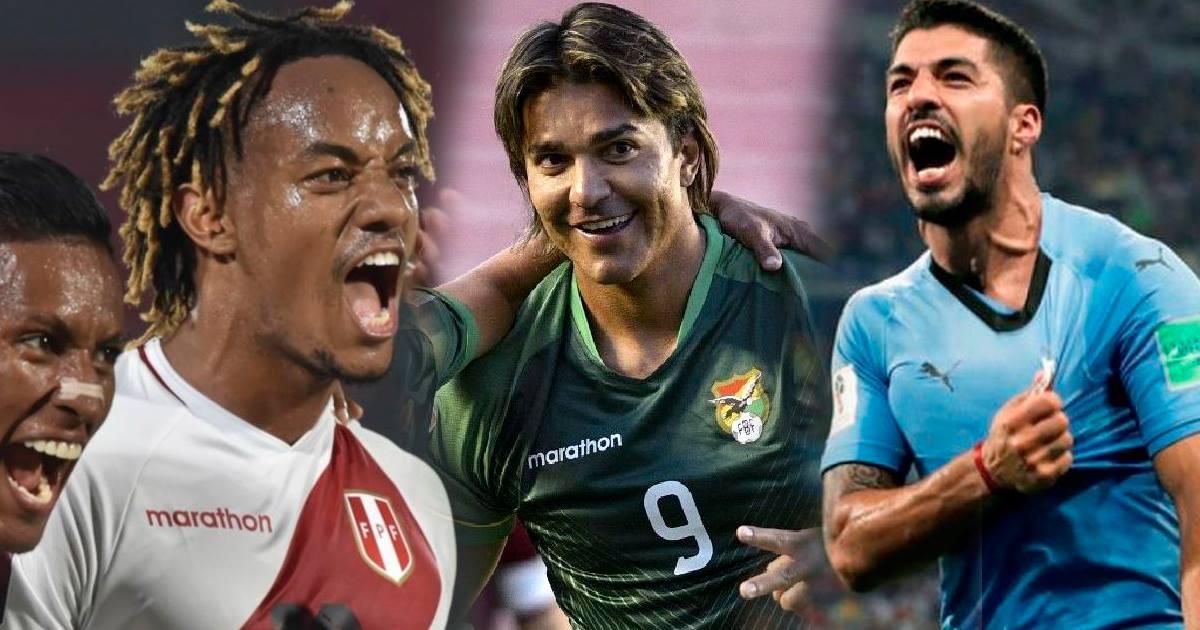 Con Martins, Suárez y Carrillo: la tabla de goleadores de las Eliminatorias Qatar 2022