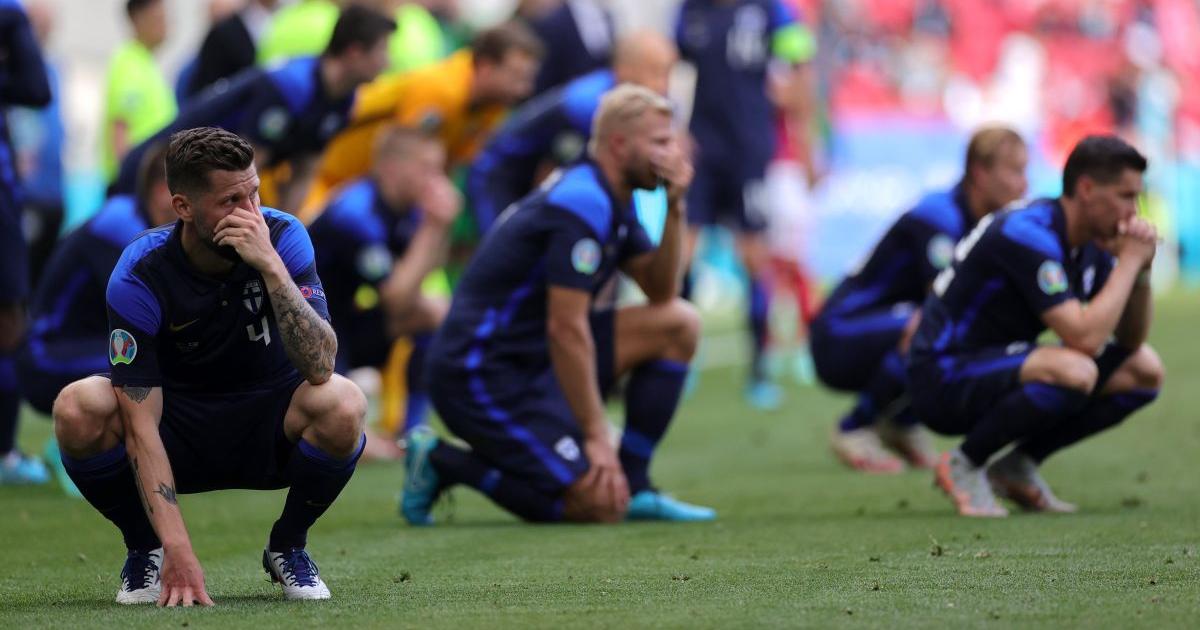 Rivales, compañeros e hinchas conmovidos tras el desmayo de Eriksen en el Dinamarca vs. Finlandia | FOTOS