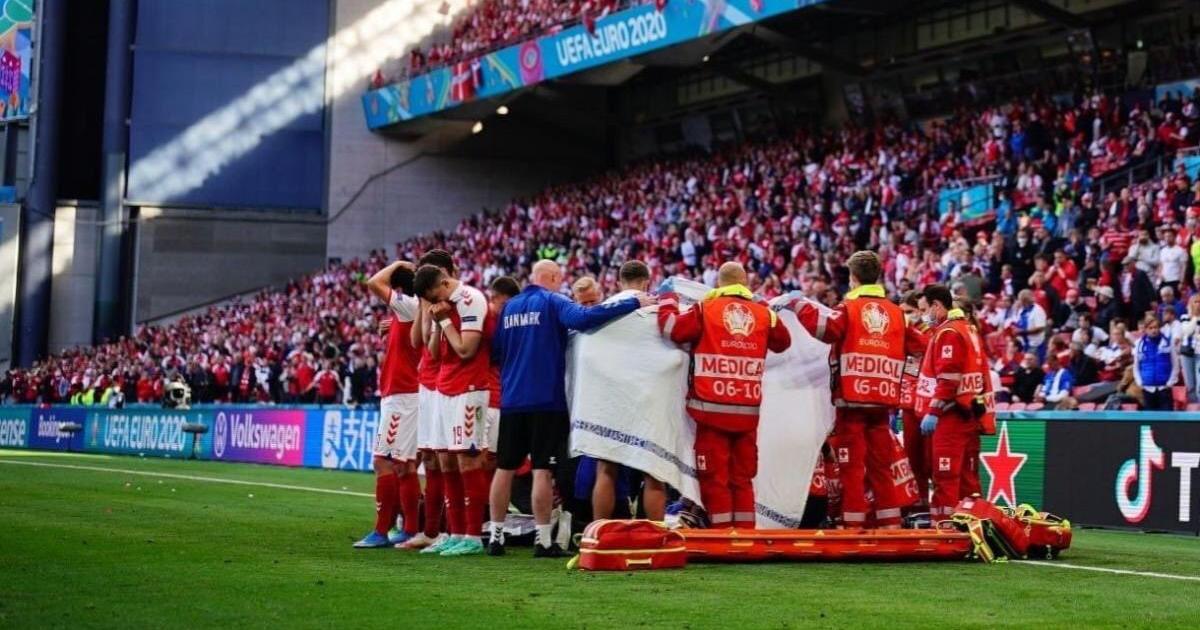 Rivales, compañeros e hinchas conmovidos tras el desmayo de Eriksen en el Dinamarca vs. Finlandia | FOTOS