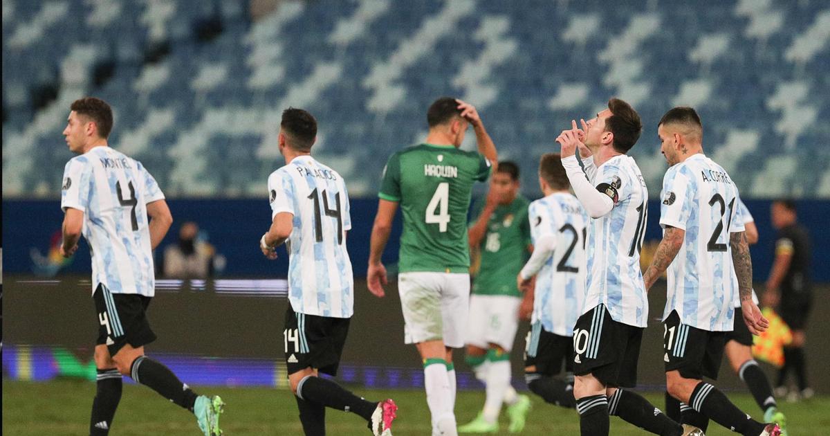 (FOTOS / VIDEO) Argentina Goleó A Bolivia Y Quedó En Lo Más Alto Del ...