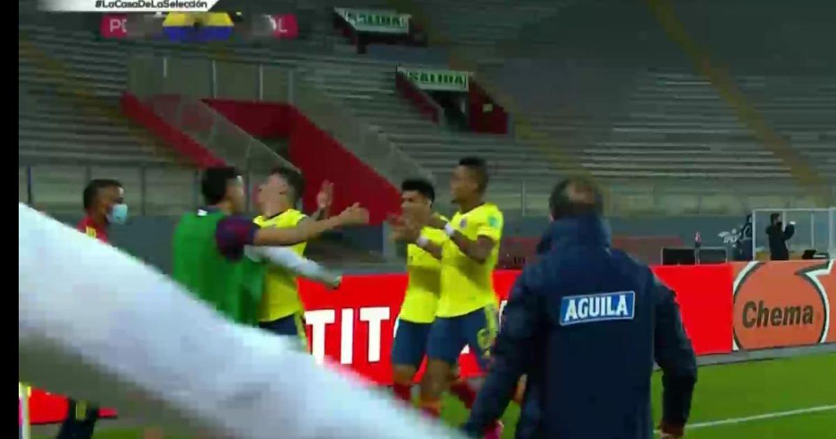 ¡Goles colombianos! Uribe y Díaz marcaron el 2-0 y 3-0 en el Perú vs. Colombia | VIDEO