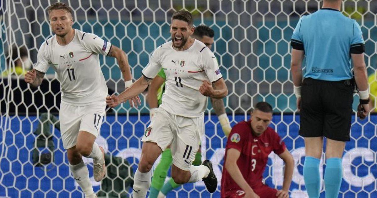 ¡Debut soñado! Italia goleó 3-0 a Turquía por la fecha 1 de la Eurocopa 2021