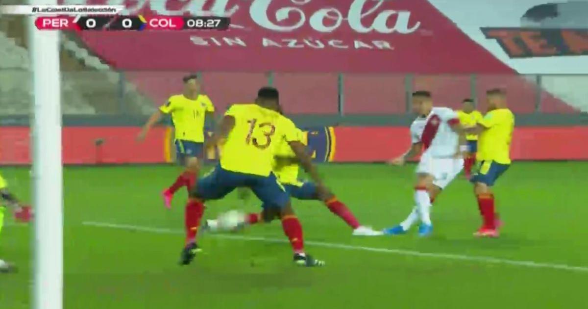 ¡Atento el 'Depredador'! Paolo Guerrero estuvo cerca de marcar el 1-0 en el  Perú vs. Colombia | VIDEO