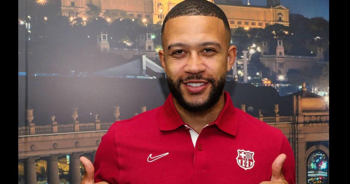 ¡Todo listo! Memphis Depay llegó a Barcelona para su presentación oficial | FOTOS