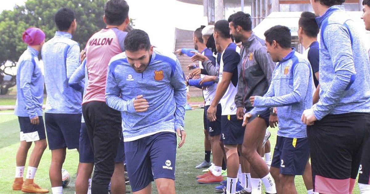 Germán Pacheco realizó su primer entrenamiento con Atlético Grau | FOTOS
