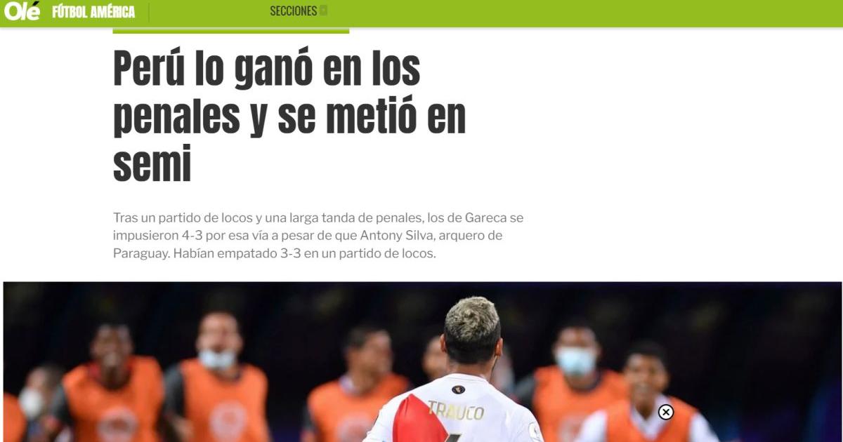 "Perú renace ante Paraguay" y todas las portadas tras pase a semis de la 'bicolor' en Copa América | FOTOS