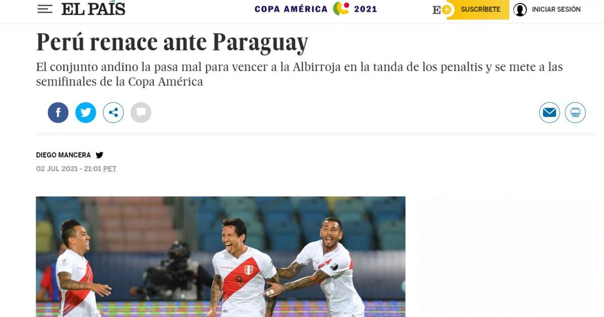 "Perú renace ante Paraguay" y todas las portadas tras pase a semis de la 'bicolor' en Copa América | FOTOS