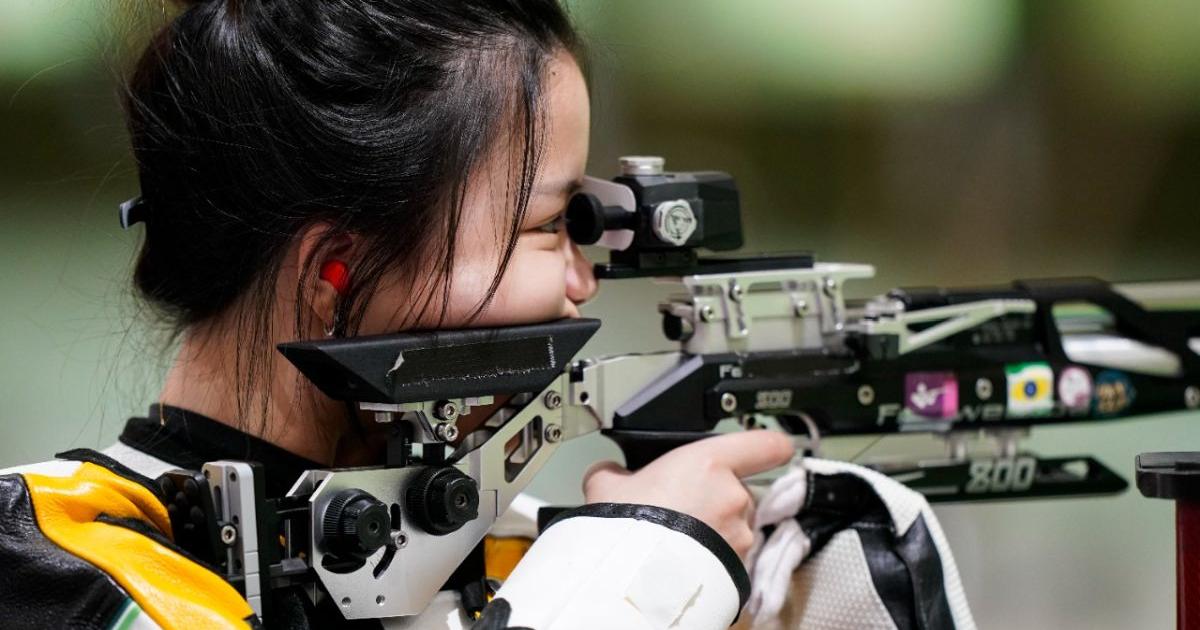 ¡El primer oro! Qian Yang, de China, se apoderó de la primera presea dorada