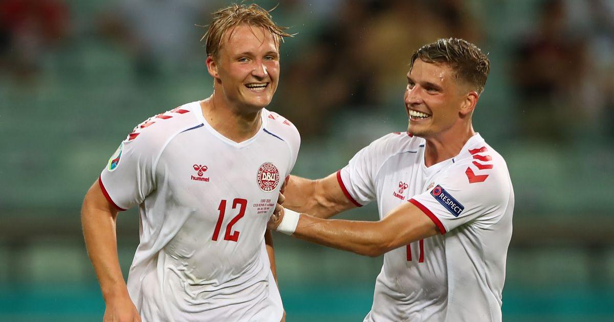 Dinamarca venció por 2-1 a República Checa y está en semis de Eurocopa
