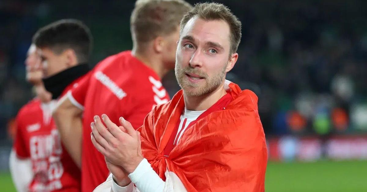 Christian Eriksen fue invitado por UEFA a la final de la Eurocopa 2020