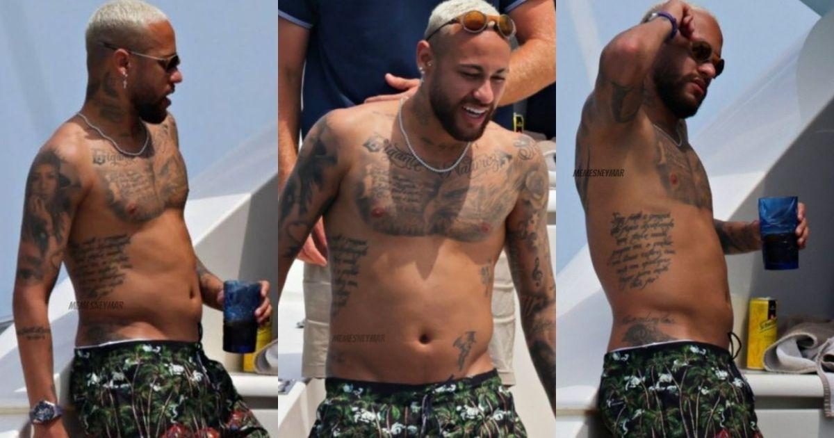 ¿Demasiado relajo? Neymar se lució fuera de forma previo a su regreso al PSG | FOTOS