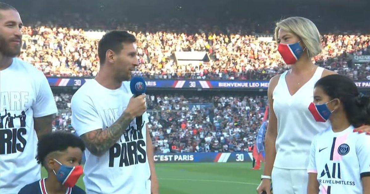 ¡Explotó París! Lionel Messi y su presentación oficial en el Parque de los Príncipes | VIDEO