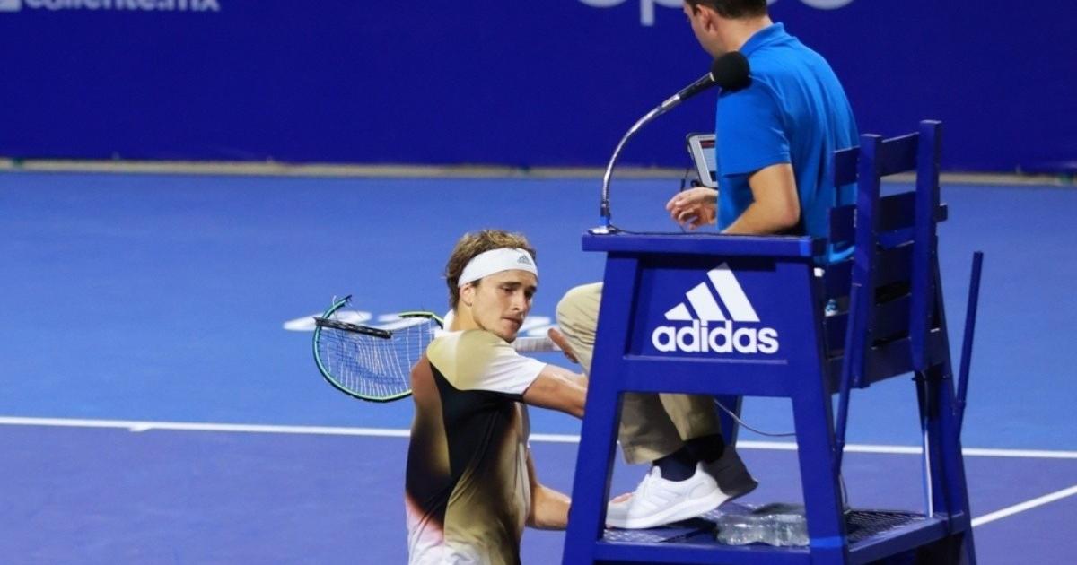 Zverev: "Pido perdón a los aficionados, al torneo y al tenis"