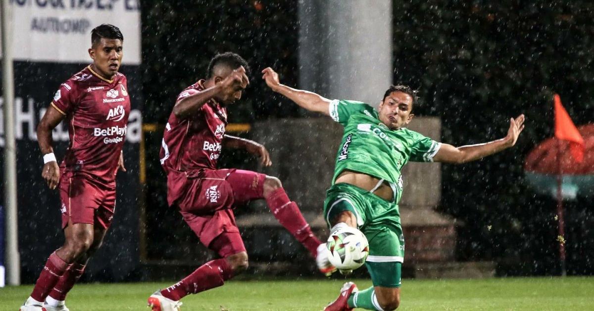 Raziel García fue titular en empate de Deportes Tolima ante La Equidad