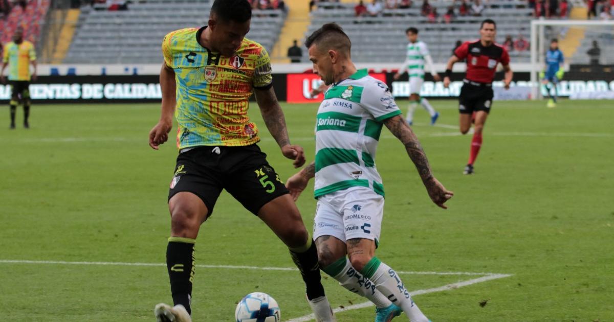 Con Santamaría, Atlas FC triunfó ante Santos Laguna
