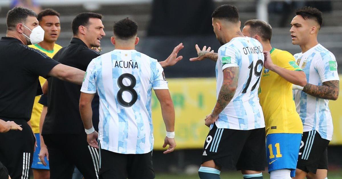 Argentina pedirá a la FIFA que le den por ganado el partido frente a Brasil