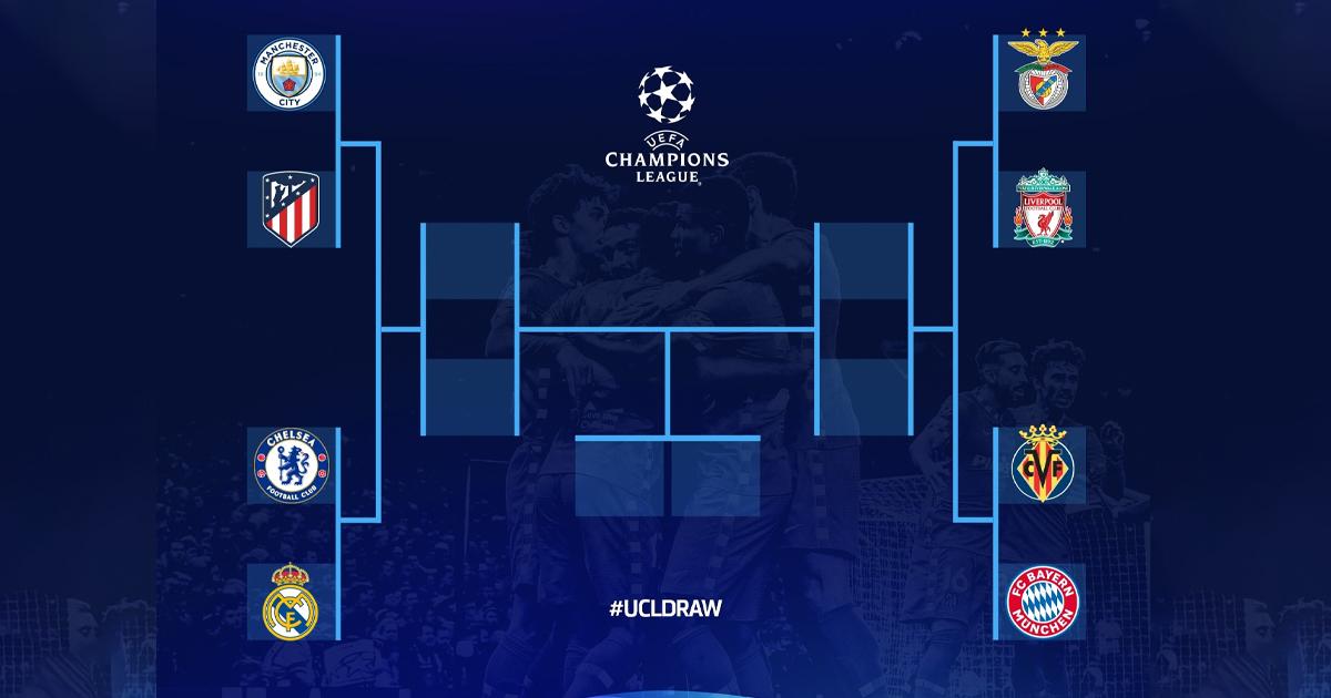 ¡Partidazos! Así Se Jugarán Los Cuartos De Final De La Champions League ...