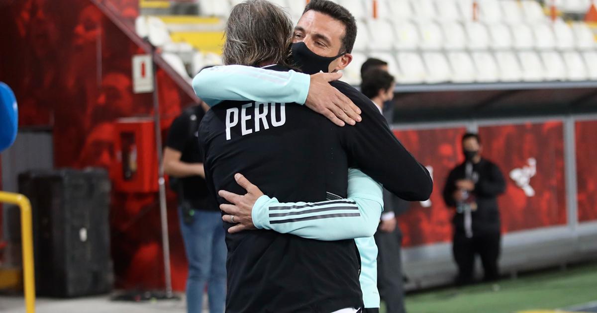 Scaloni: "Ojalá Perú pase (el repechaje)"
