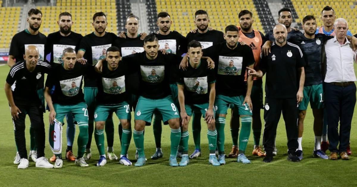 Argelia derrotó a Irán y le dedicó el triunfo a Benhamouda