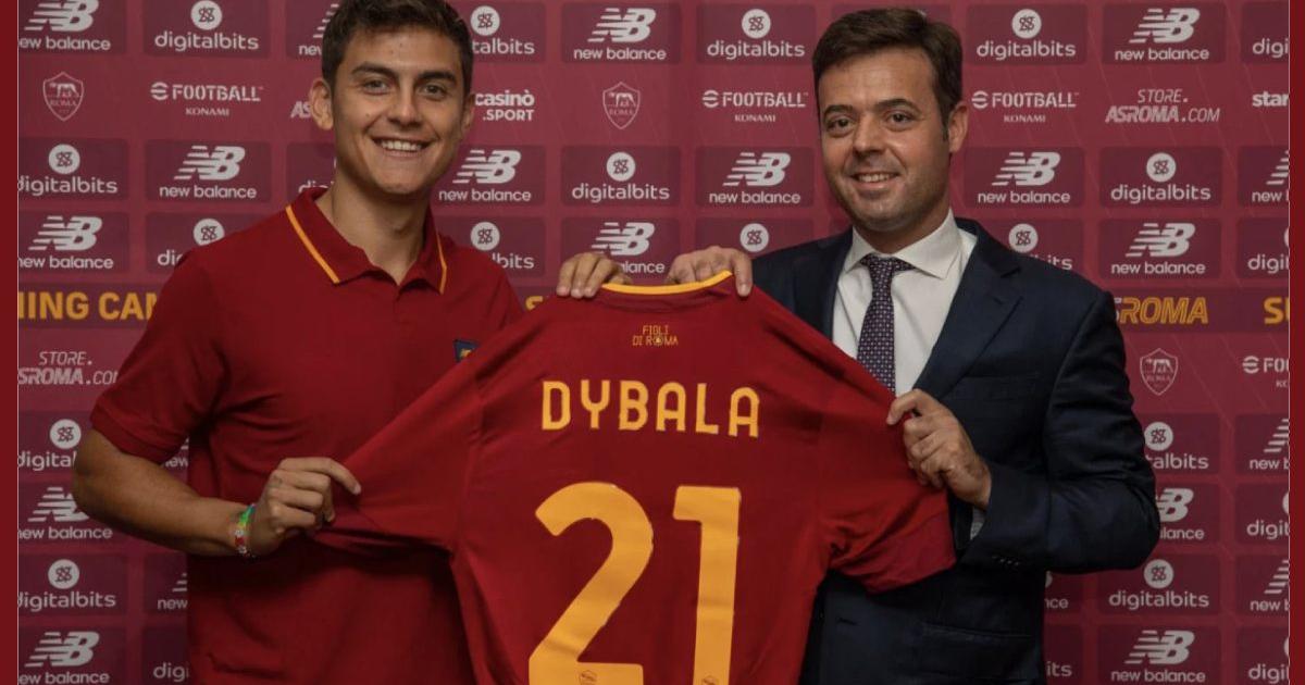 La venta de camiseta de Dybala en el Roma fue un rotundo éxito