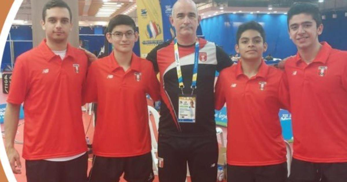 Equipo masculino de tenis de mesa logró medalla de bronce en Valledupar