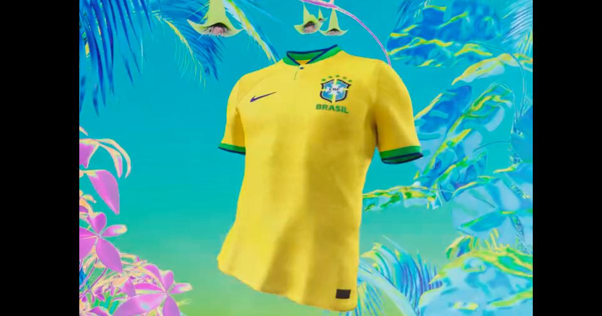 Así será la camiseta con la que Brasil buscará el pentacampenato en Qatar 2022
