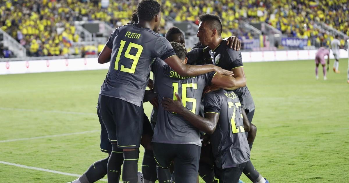Ecuador celebró jugar el partido inaugural en el Mundial