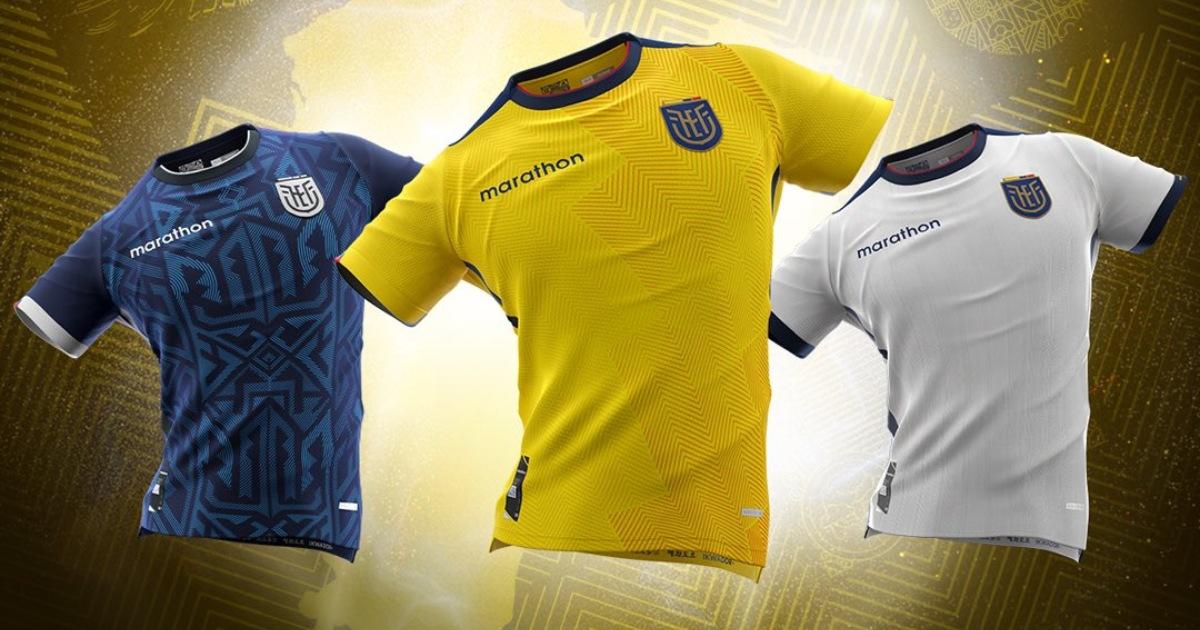 Ecuador presentó las camisetas que vestirá en Qatar 2022 fasfafs