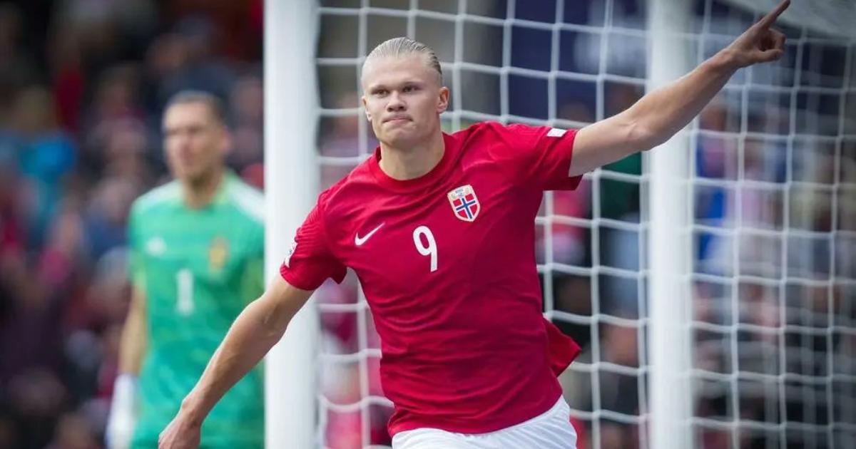 (VIDEO) Sigue en racha: Haaland anotó con Noruega