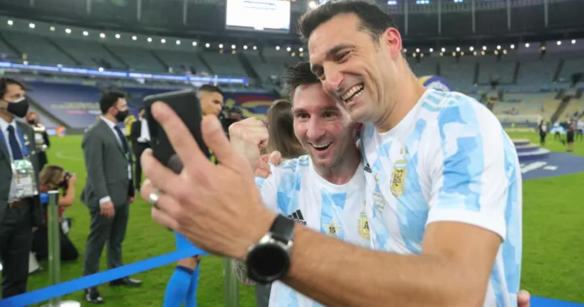 Scaloni: "A Messi lo tratamos como un fuera de serie"