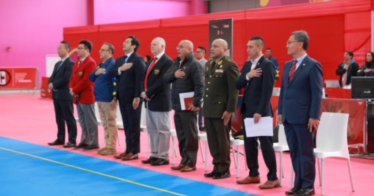 Presidente del IPD estuvo presente en la inauguración del Open Internacional del Perú de taekwondo