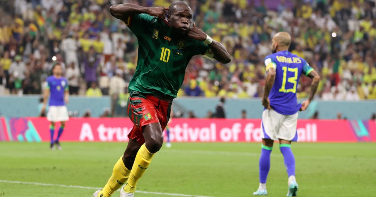 (FOTOS/VIDEO) Camerún logró una histórica victoria sobre Brasil, pero no le alcanzó para clasificar