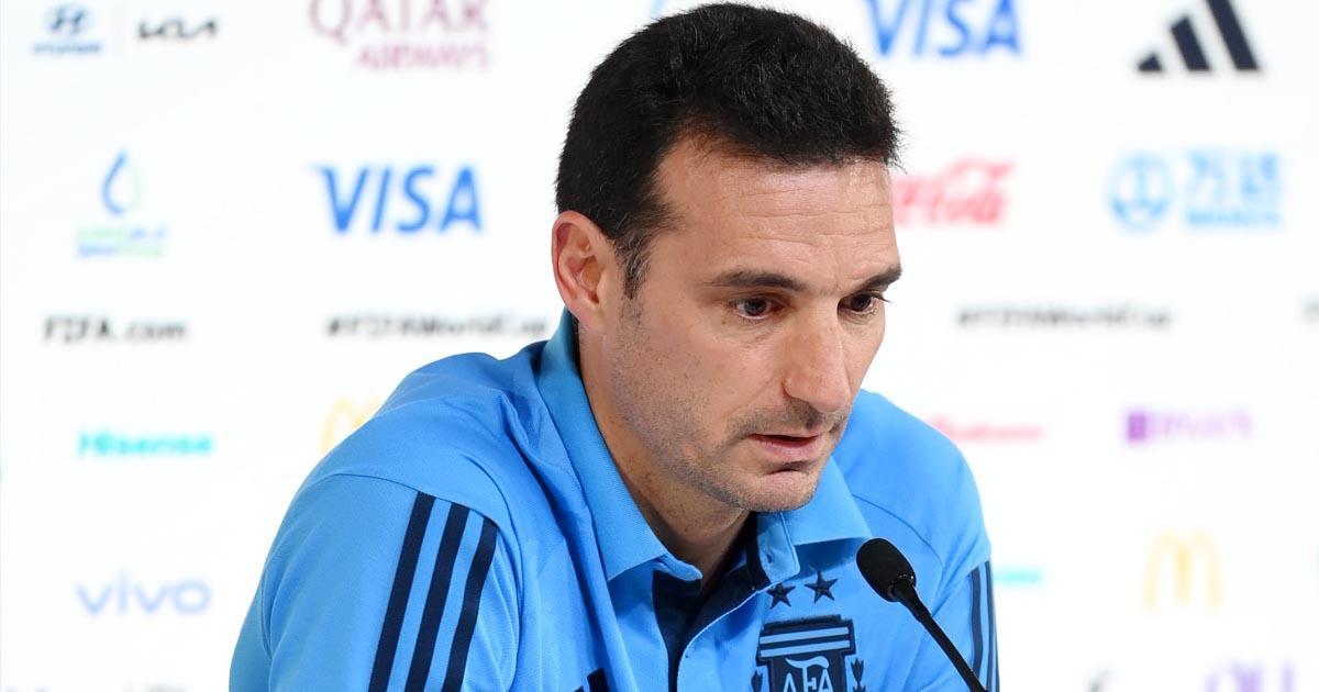 Scaloni estuvo molesto por filtración de información: "No sé si jugamos para Argentina o para Holanda"