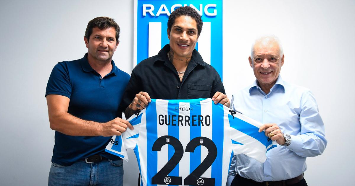 OFICIAL: Paolo Guerrero reforzará al Racing de Avellaneda